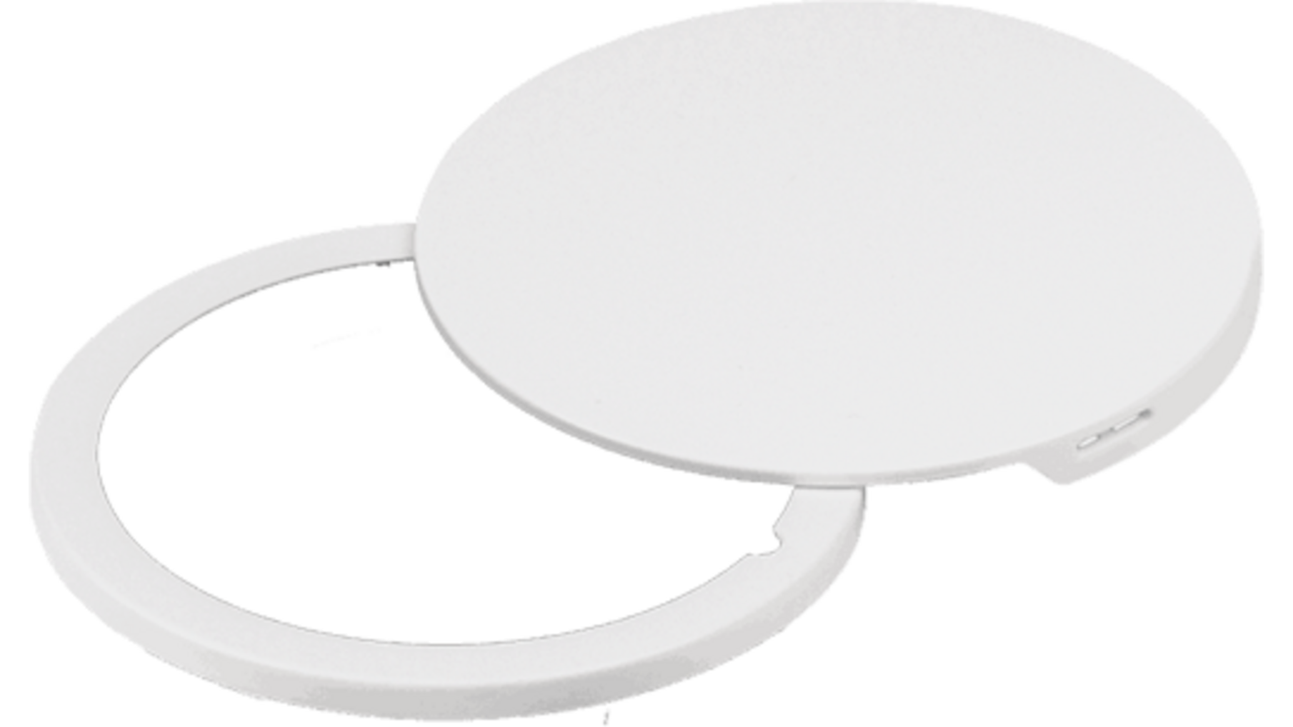 PIX oplegrand + deksel wit