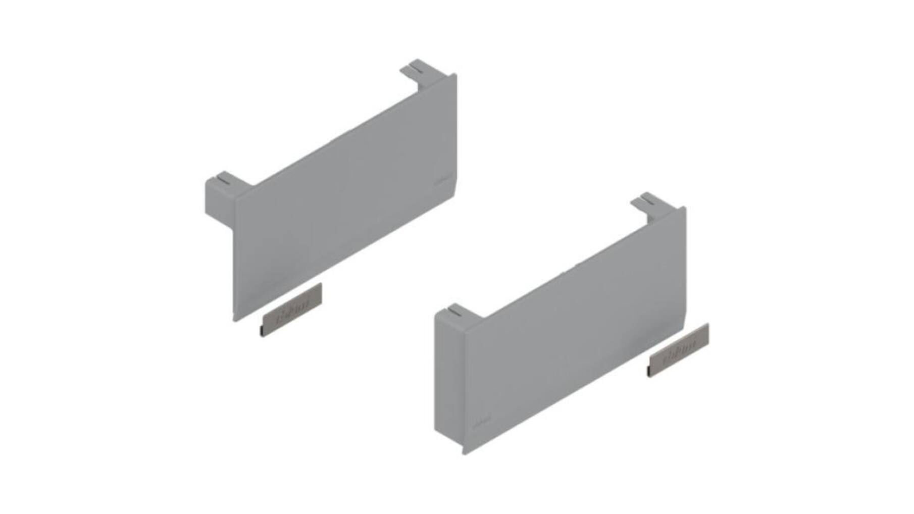 AVENTOS HK top SET afdekkappen L + R Lichtgrijs