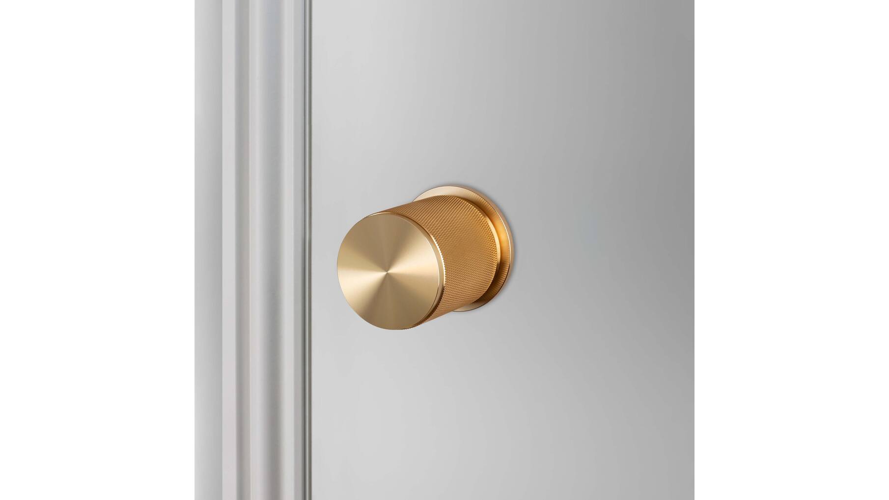 Door Knob Set/Cross/Brass
