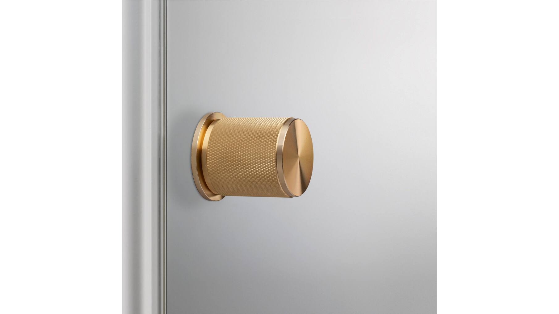 Door Knob Set/Cross/Brass