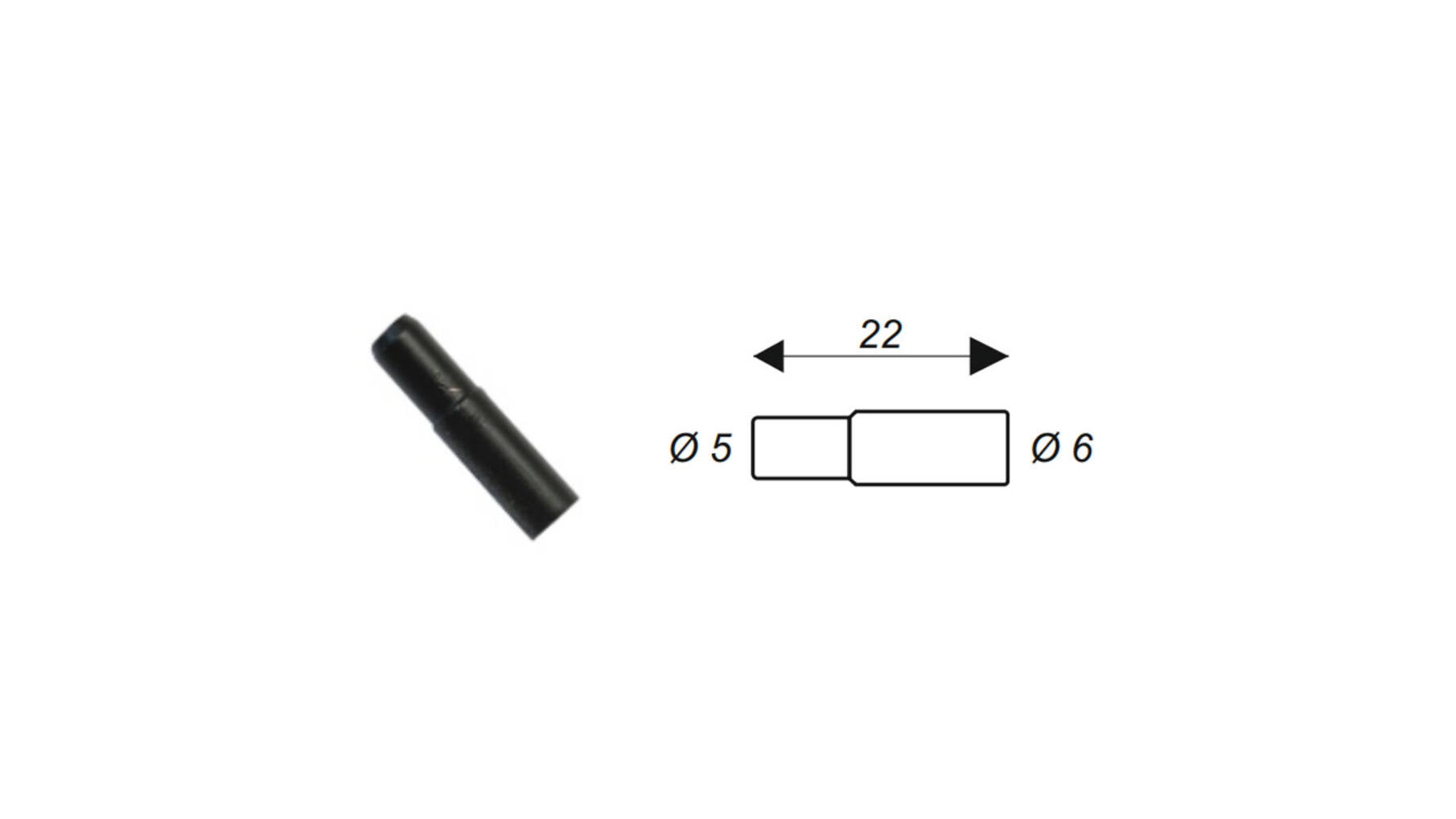 Plankdrager 5/6 zwart
