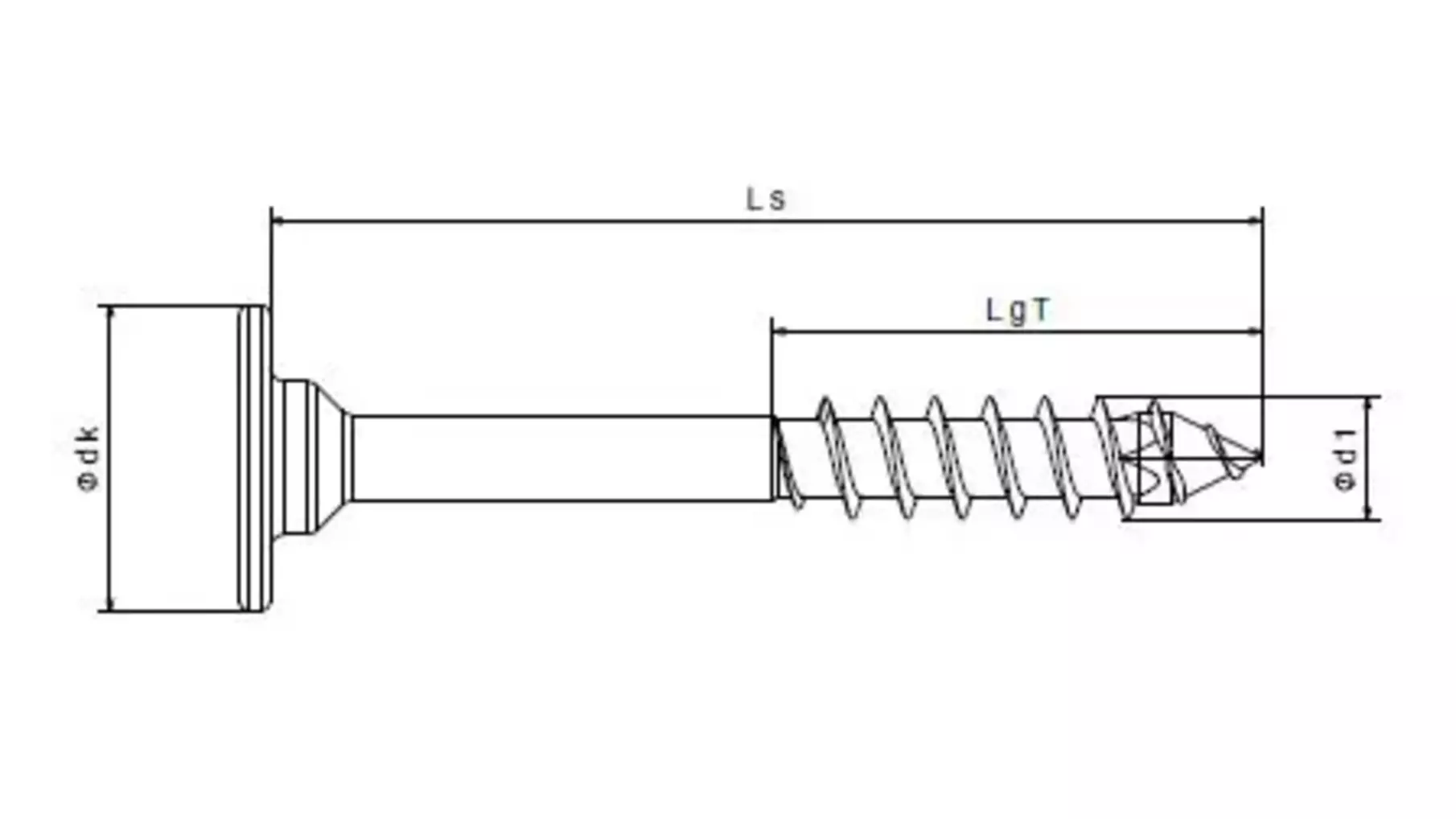 Spax torx corpus 4,0x30 deeldraad VE= 200 st zwart
