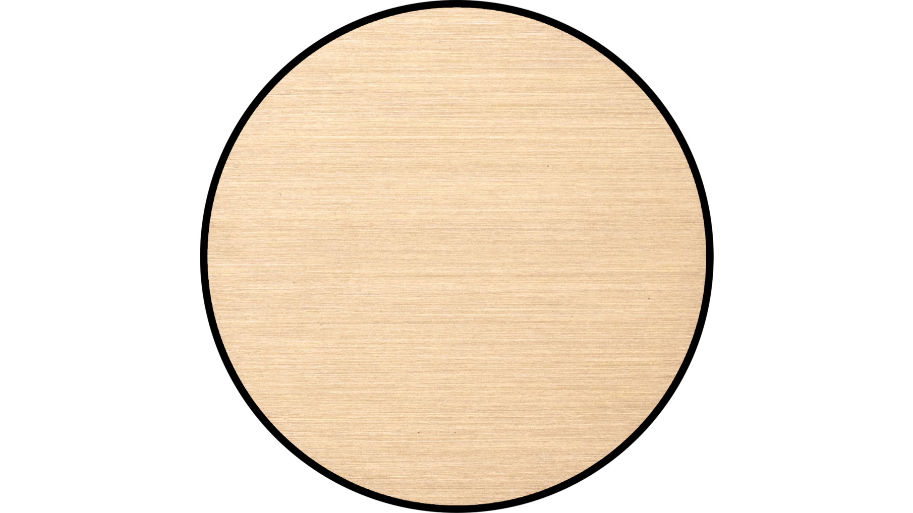 Rond 2.0 Push button 2X- t.less - brushed brass