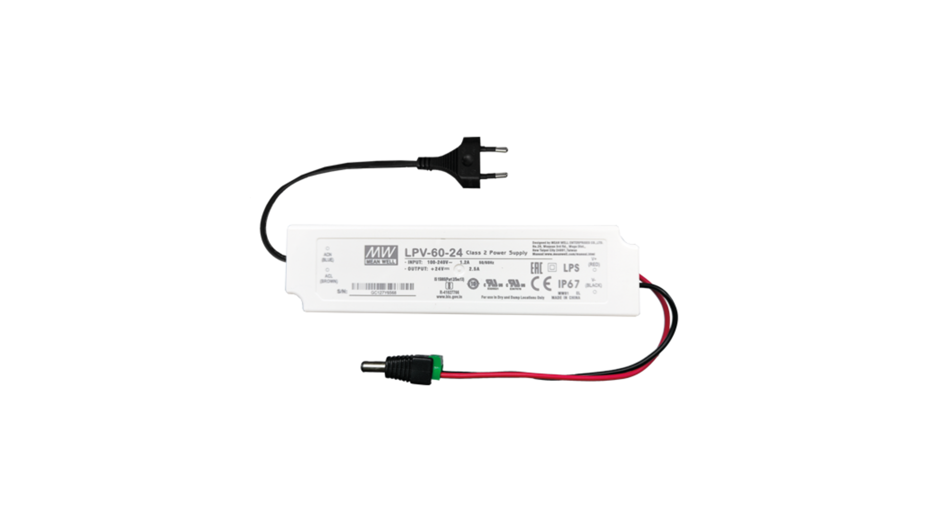 Driver XLG 24V/100W met WAGO + 1x Micro24 aansluiting