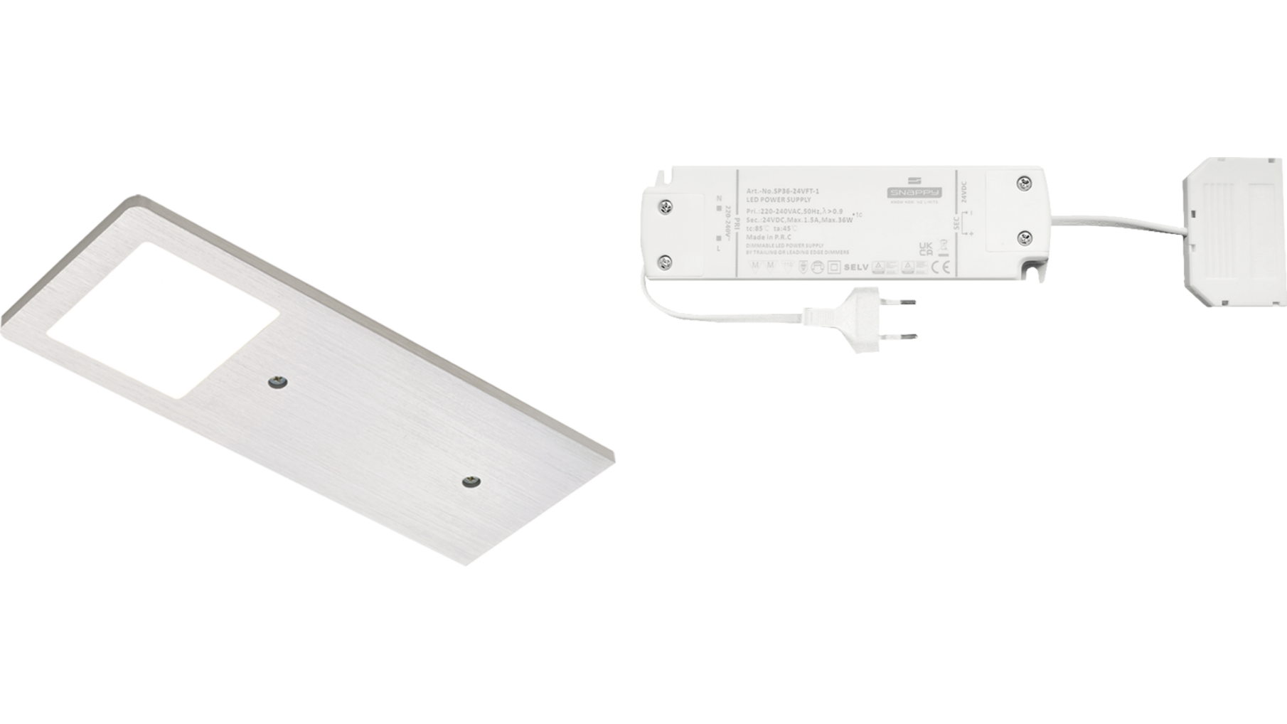 5x Polar SE Alum. 24V + RL-dimbare driver 36W