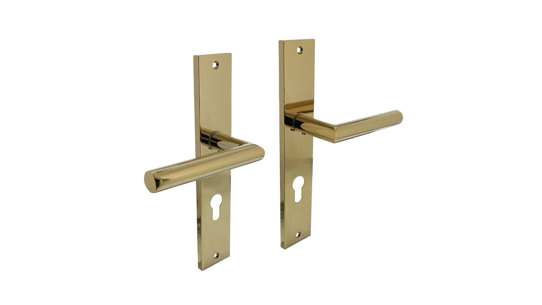 Deurkruk Bastian op schild 245x45 mm PCgat 72mm