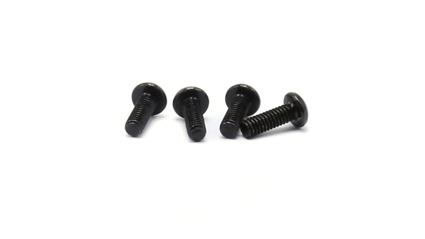 Metaalschroef M4x15mm zwart