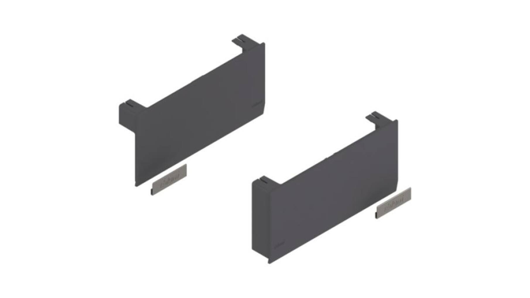 AVENTOS HK top SET afdekkappen L + R Diepgrijs
