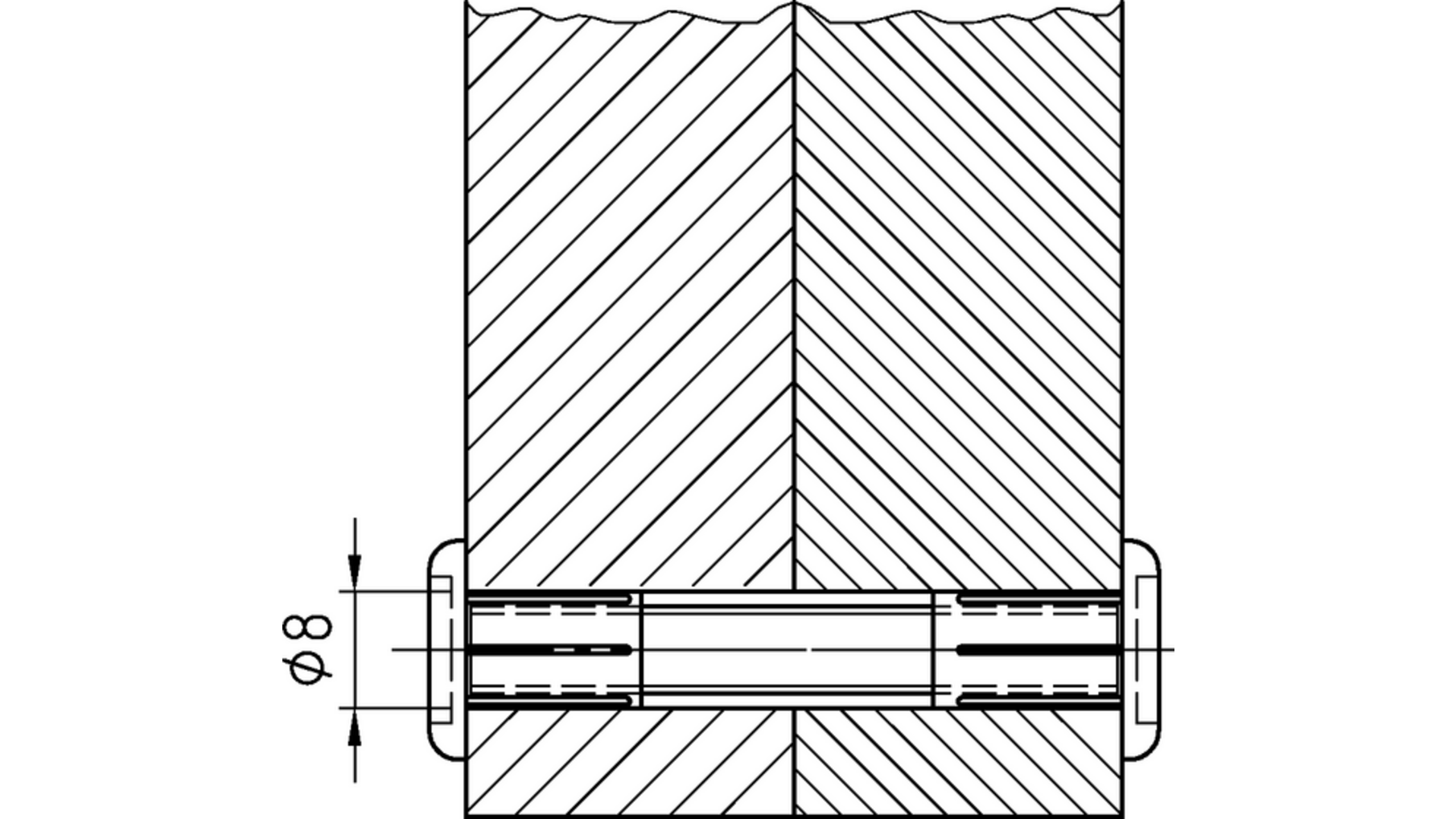 Verbindingsschroeven 7374/M6x30mm zwart