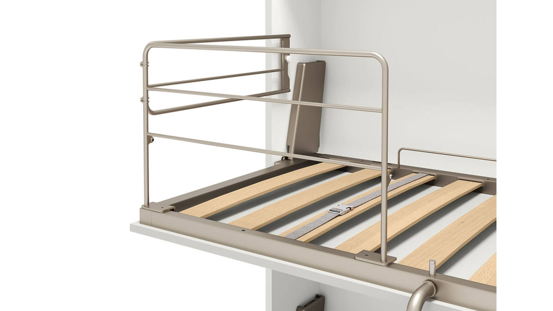 Boven-opklapbed UPPER1 horizontaal - frame 92 x 202cm
