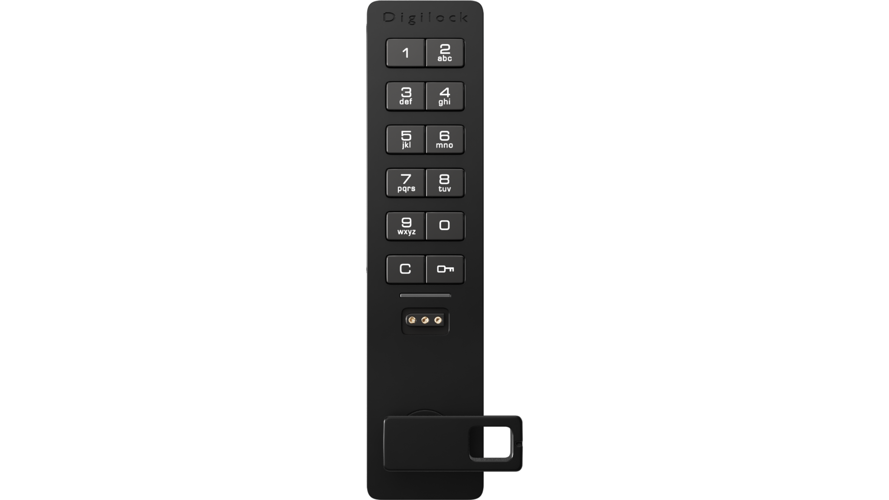 Versa keypad mat zwart wisselende gebruiker, 30mm