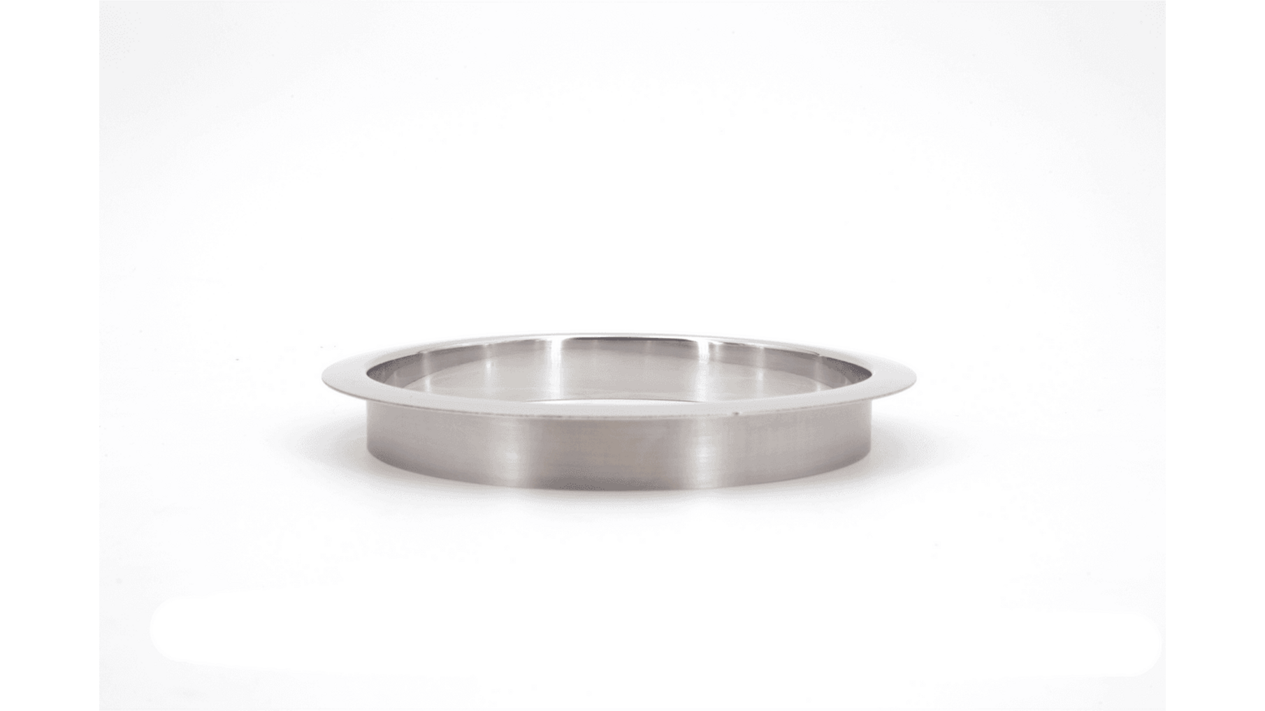 Afvaldoorlaat rond RVS glans zonder deksel boormaat 146mm