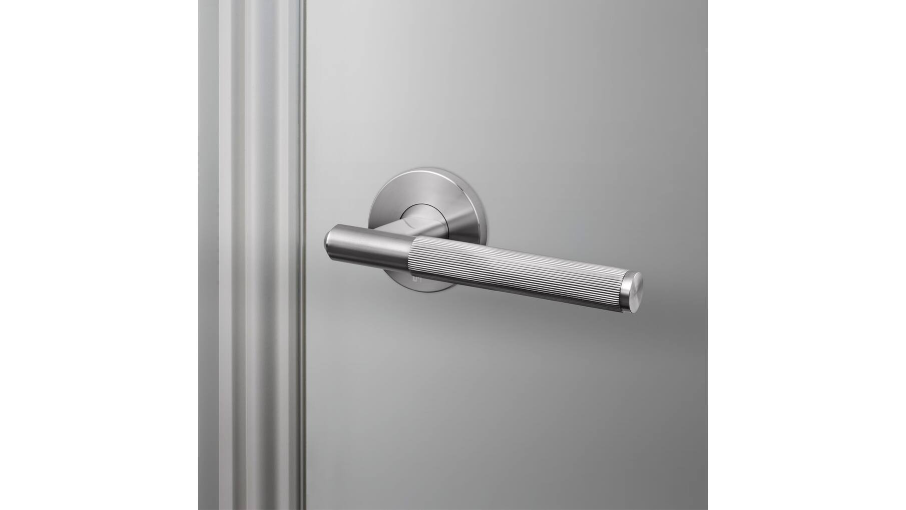 Door Handle Set/Linear/Steel