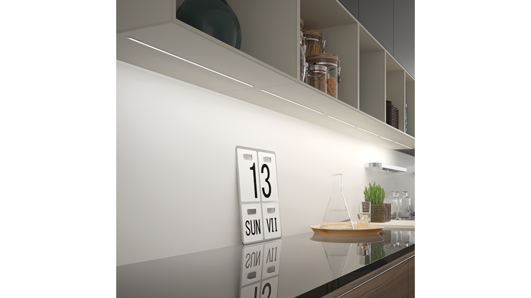 Apex 10x10,5mm zonder eindkapjes inbouw profiel lengte: