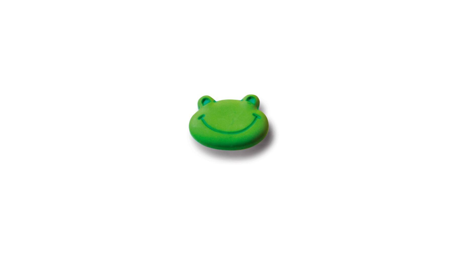 Knop nylon GROENE KIKKER SMILE-vorm 51x35mm