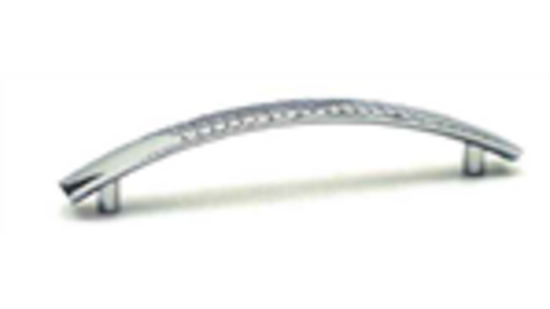 Greep aluminium mat verchroomd 159x17mm, hartafstand 128mm