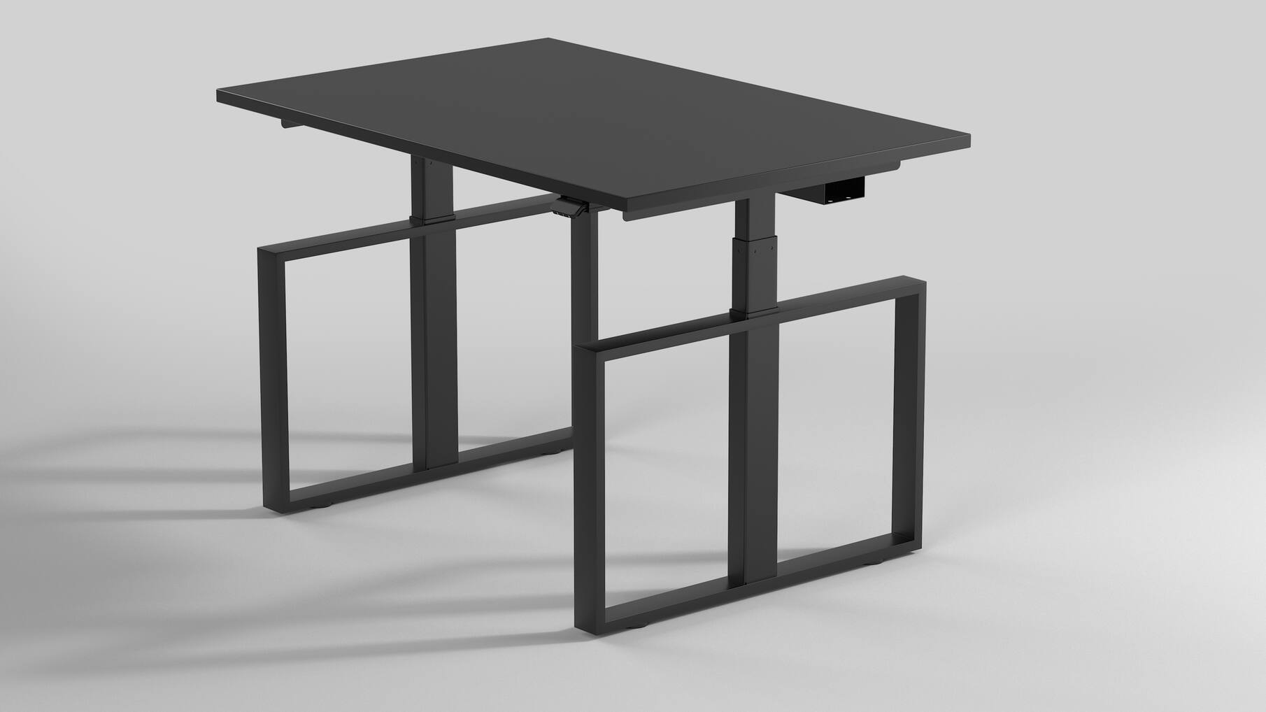 Square Enkel HS zwart inclusief frame 1500-2400mm.