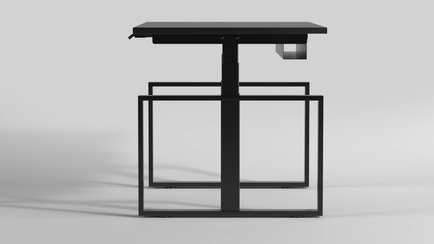Square Enkel HS zwart inclusief frame 1500-2400mm.