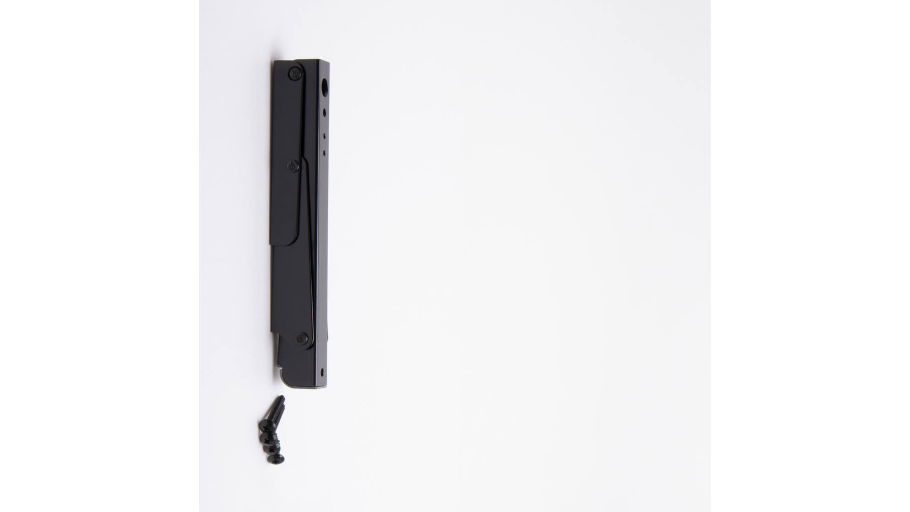 Konsole RVS zwart inklapbaar 307mm, hoogte 165mm