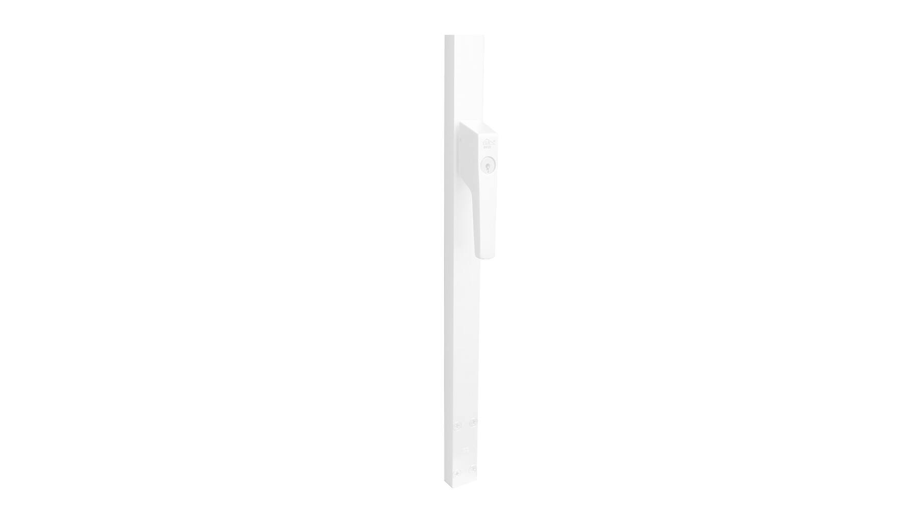 Raamespagnolet afsl. Links 1200mm+uitwisselb. cilinder wit