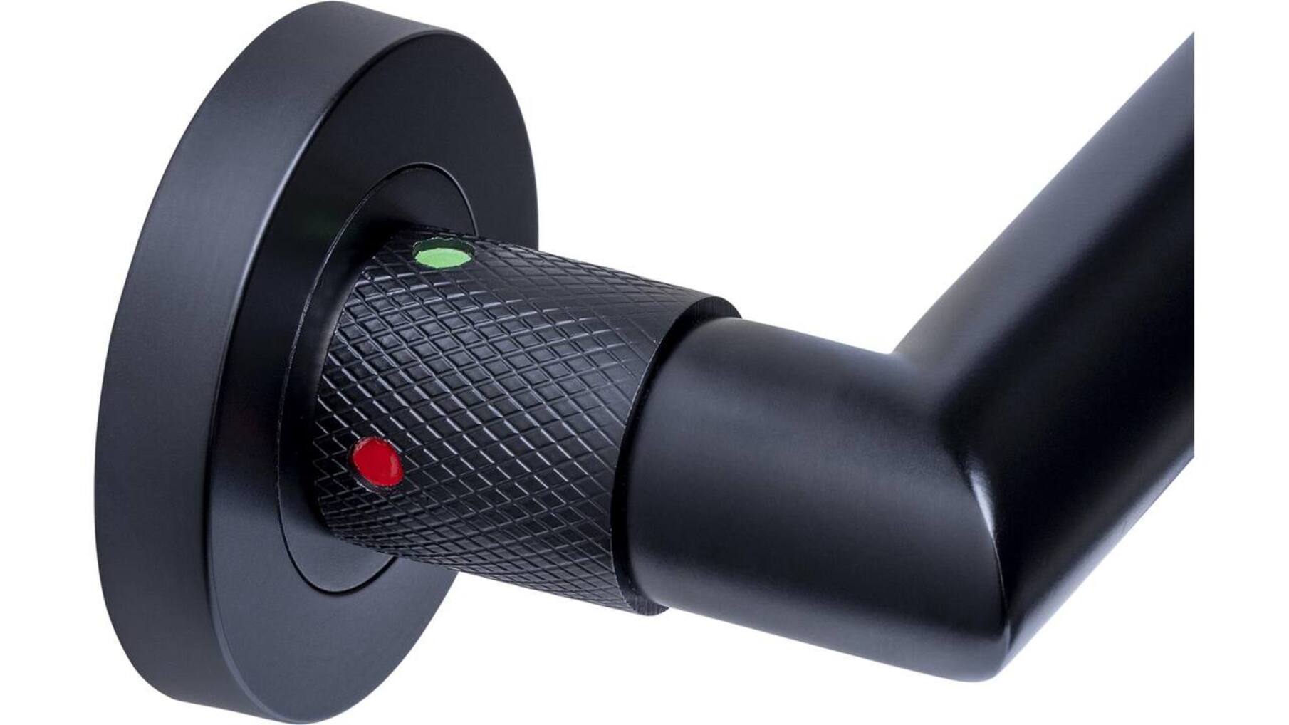 Deurkruk Sicura ø22mm met blokkeer mechanisme, zwart