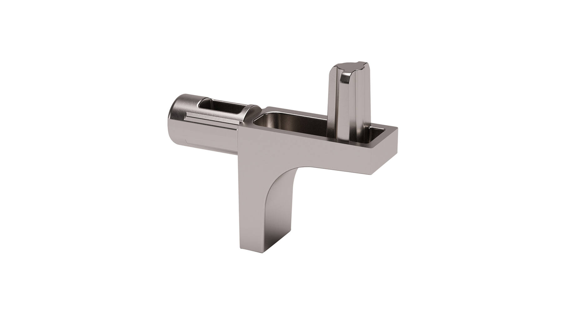 Plankdrager K Line, met 2 stiften 5mm, vernikkeld