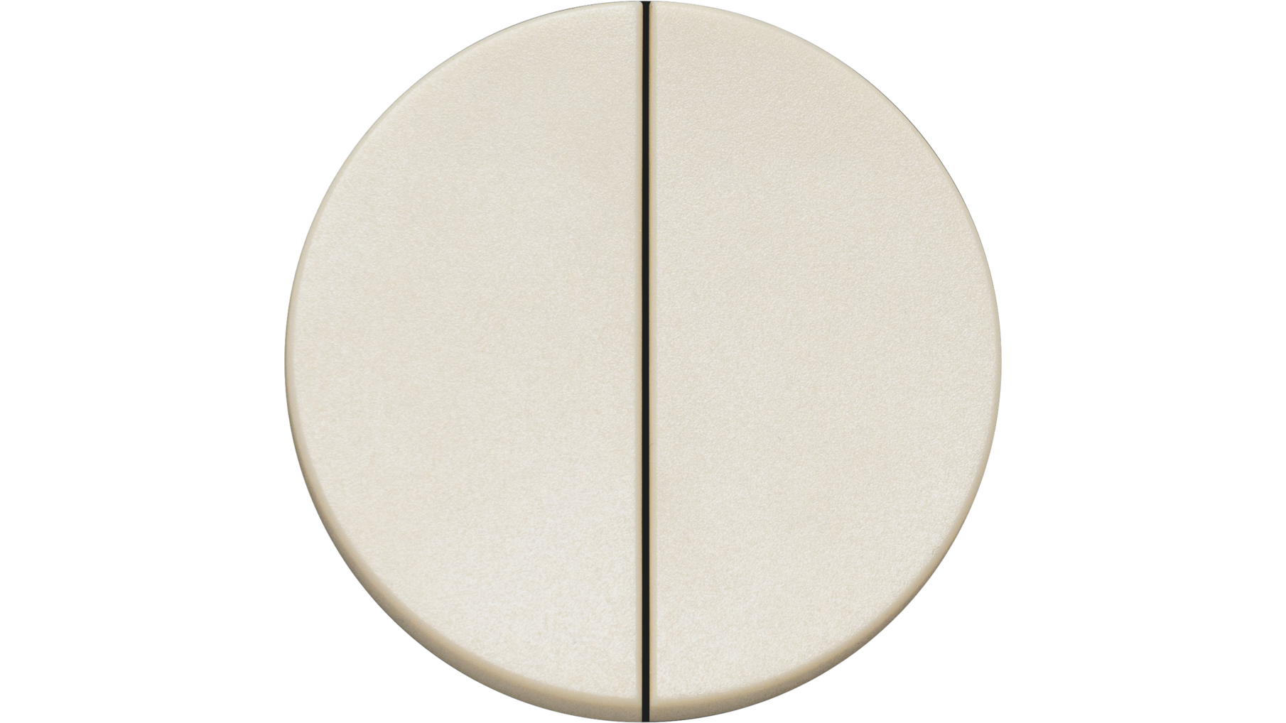 Rond 2.0 Double NO/NC Push button -t.less - basic cream