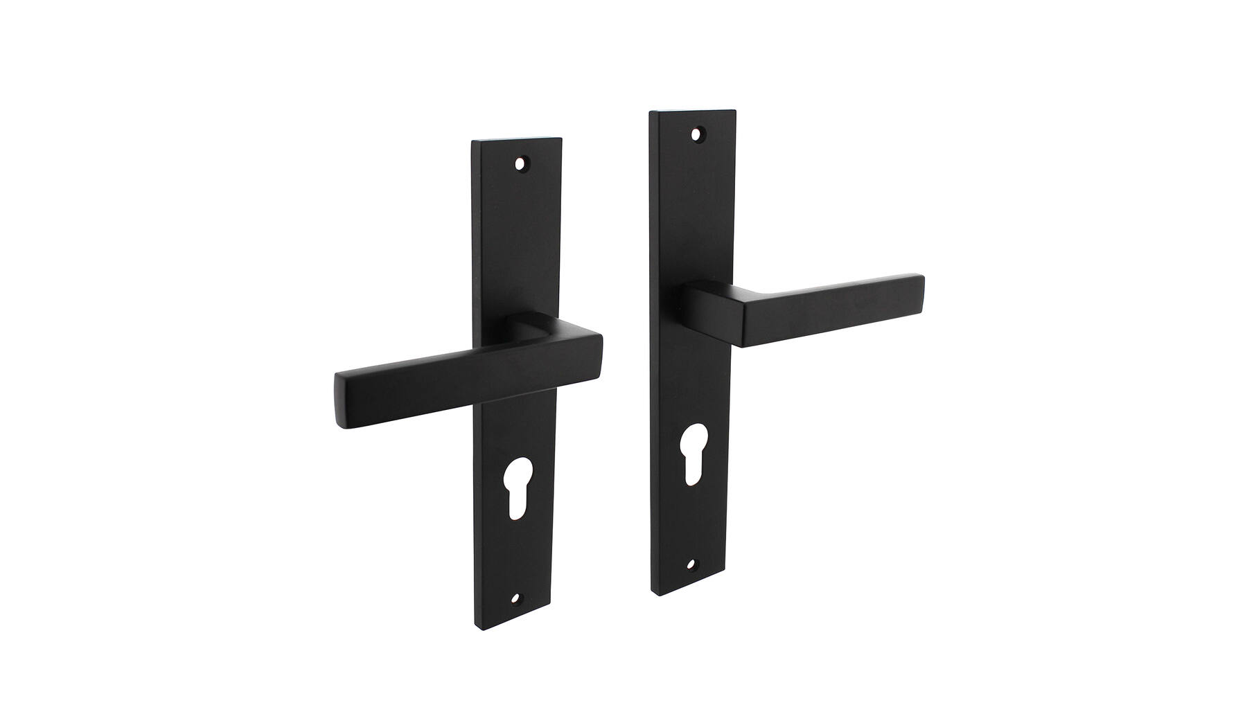 Deurkruk Hera op schild 245x45 mm PCgat 72mm