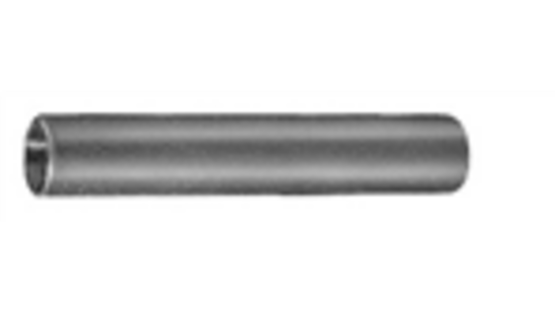 Verbindingshuls 15mm lang M4 draad diameter 5mm, verzinkt