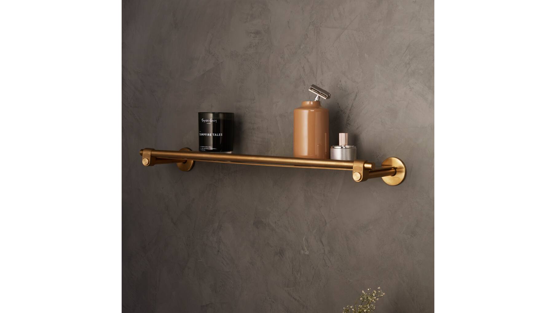 Shelf/Medium 600Mm/23.6 Inches/Cast/Welders Black