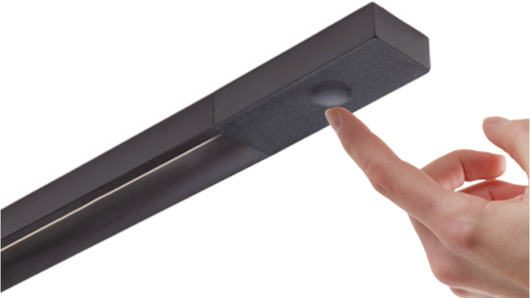 Blade mat zwart TouchDimmer links Lengte: