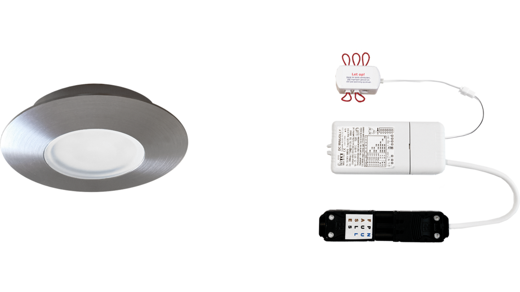 6x Napoli rond RVS DTW3000K-2200K+6x verl+Mini Jolly wieland