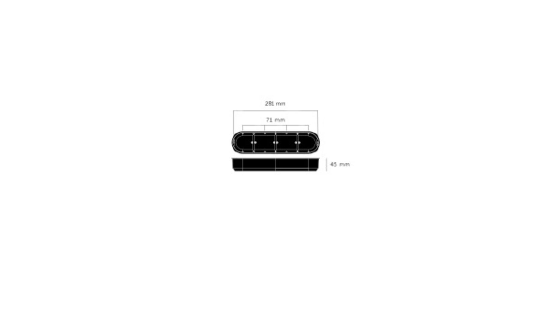 EU Plastic Back Box/4G/Round/45Mm Deep