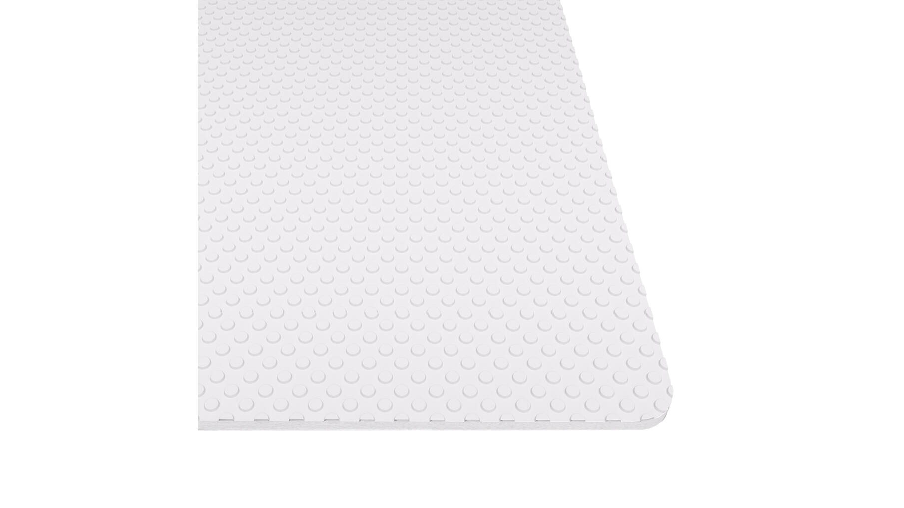 Antislipmat wit hoog 480mmm, dik 1.2mm op rol 20mtr