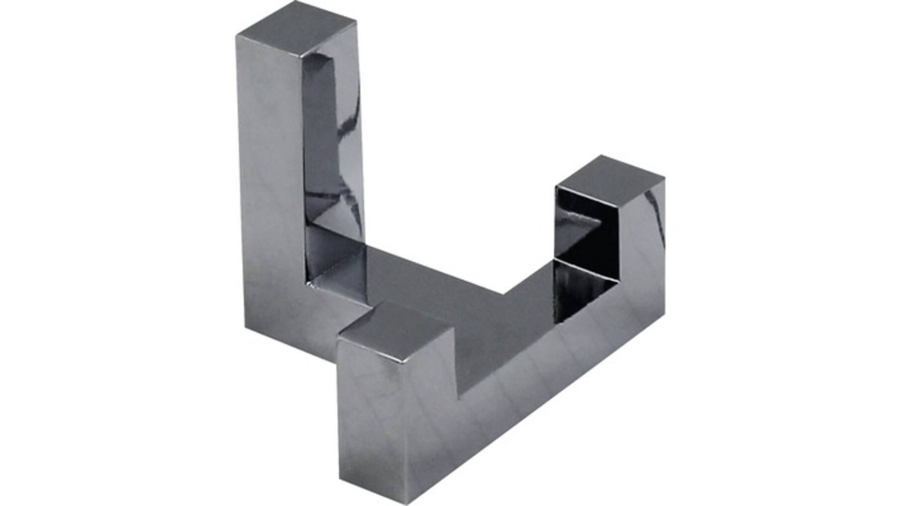 Jashaak glans chroom dubbel 40 x 52mm diepte 40mm