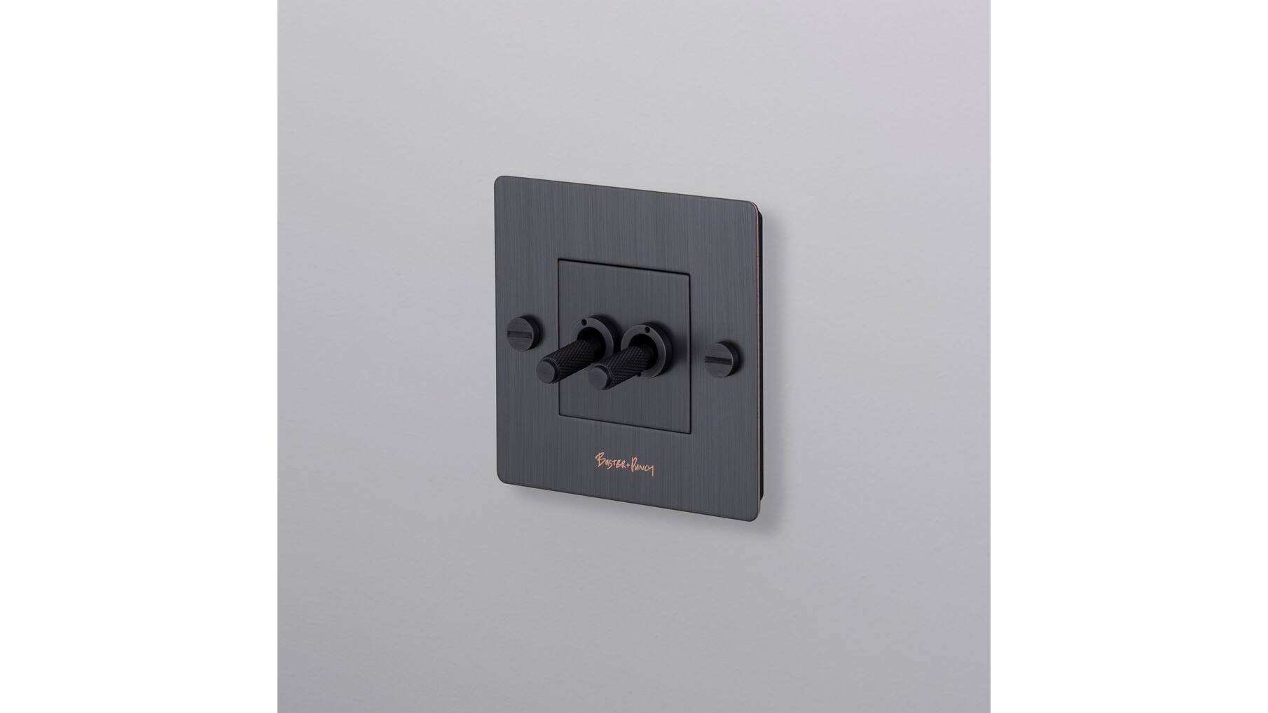 1G Double Toggle Switch/Smoked Bronze