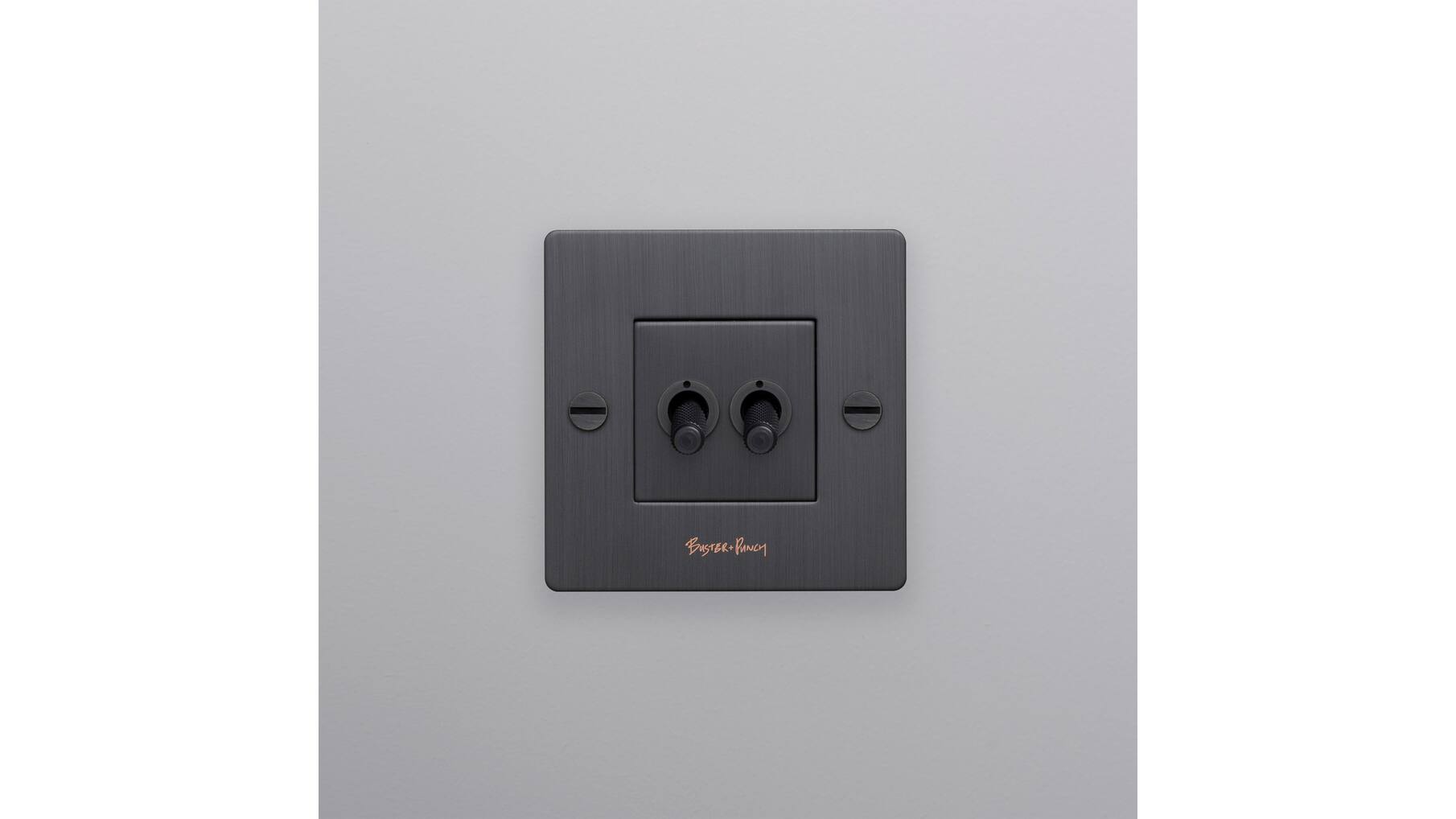 1G Double Toggle Switch/Smoked Bronze