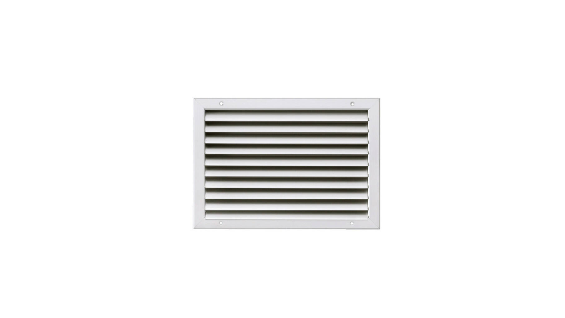 Luchtrooster 340x240mm aluminium zilver