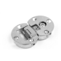 Klepscharnier 35x12mm vernikkeld
