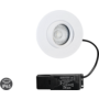 Lazio IP65 wit kantelbare inbouwspot + Triac driver