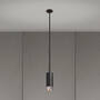 Exhaust Pendant/Cross/Graphite/Steel