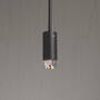 Exhaust Pendant/Cross/Graphite/Steel