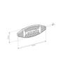 Lamellen type 10, (53x19x4 mm), 1000 stuks/doos