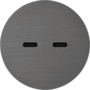Rond 2.0 USB-C 2X (30W) - s. trim - canon de fusil dark
