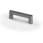 Greep SQUARE oud tin 146x12mm, hartmaat 128mm