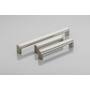Greep RVS-look 128mm, buitenmaat 137mm, dikte 21.5mm