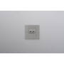 EU 1G Double Toggle Switch/w/out B+P Logo/Steel