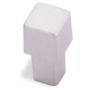 Knop SQAURE mat chroom 12x12mm