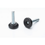 Stelvoet M8x30mm met vaste kst. voet 30x13,5mm (incl moer)