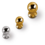 Knop METAL 872 verguld 13mm